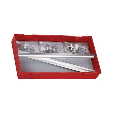 Teng Tools 32 Piece Clip Rail Tool Tray Set For Socket Storage - TTAL TTALU